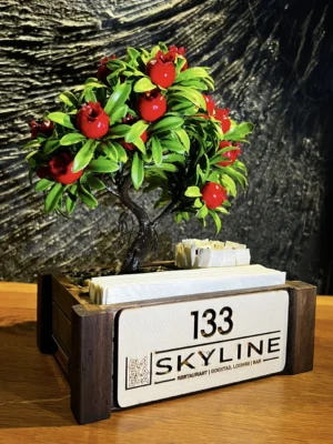 Çiçekli Dispenser Menaj Takımları