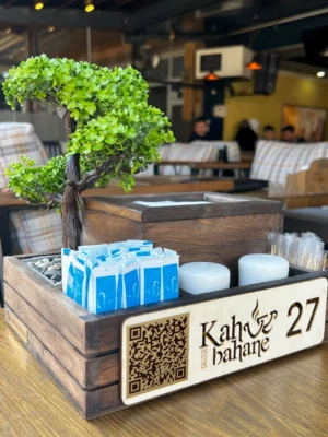 Çiçekli Dispenser Menaj Takımı 1033